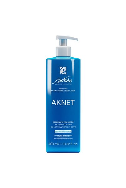 BioNike , Aknet, Echilibrant, Gel de duș, Pentru față și corp, 400 ml