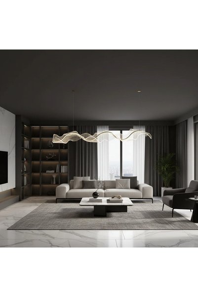 OEM LED Chandelier with Remote Control, Suspended AMI 63W, Linear, Cold/Warm/...