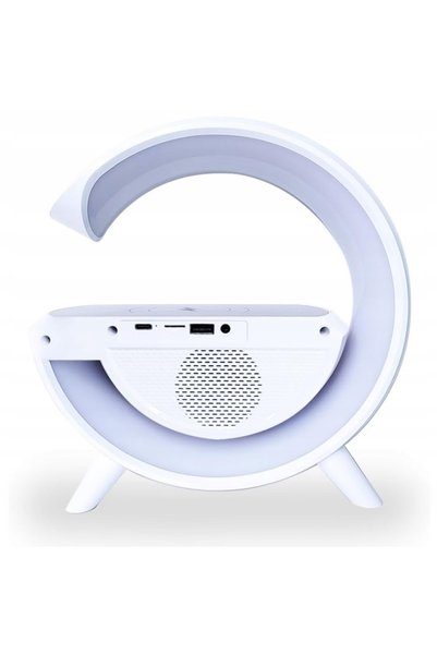 NO BRAND Lumină LED RGB, Boxă Bluetooth, Radio FM, Încărcător inductiv de birou