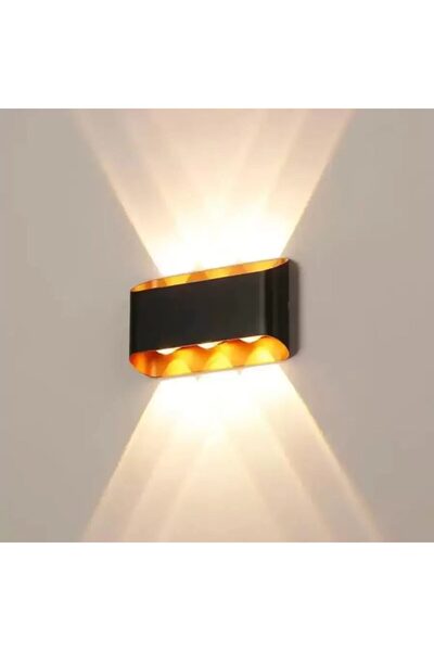 OEM Aplica LED Exterior Emmitt 6W Auriu Negru