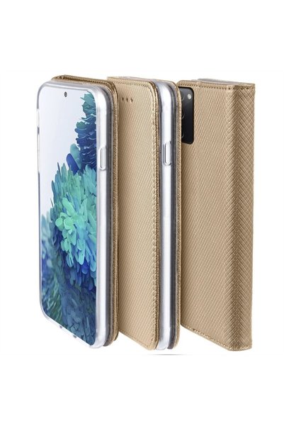 MOOZY Калъф за телефон, Moozy, Flip On, за Samsung Galaxy S20 FE, златен, от ...