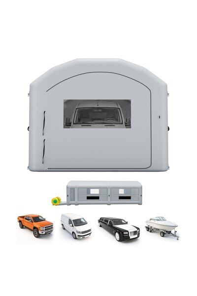 VEVOR Cabină de vopsire gonflabilă, Material principal: țesătură Oxford + mat...