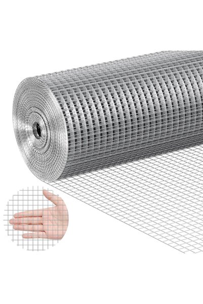 VEVOR Συρματόπλεγμα, Διαστάσεις: 609,6 mm × 610 mm × 30,48 m, Κύριο υλικό: σύ...