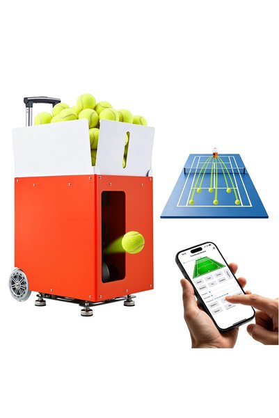 VEVOR Tennis ball machine, Product dimensions: 450 x 330 x 970 mm, Main mater...