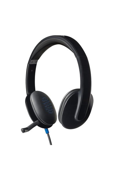 logitech g1 Logitech H540 Wired Headset, Stereo Headphone With Noise-Cancelli...