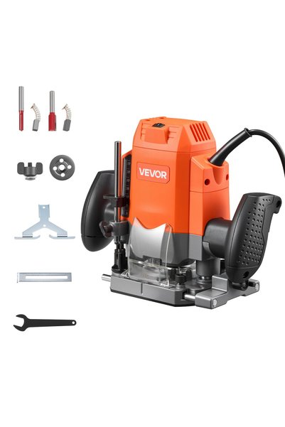 VEVOR Router pentru lemn, Putere nominală: 1,19 kW / 1200 W, Număr de model: ...