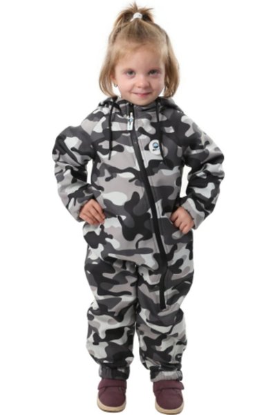 KidsCare Salopeta impermeabila pentru copii cu protectie la vant si apa cu im...