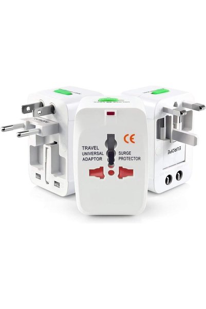 STRSTORE Evrensel Priz Çevirici Seyahat Tipi Universal Adaptör – İngiliz, Amerikan ve Avustralya Fiş Uyumlu,