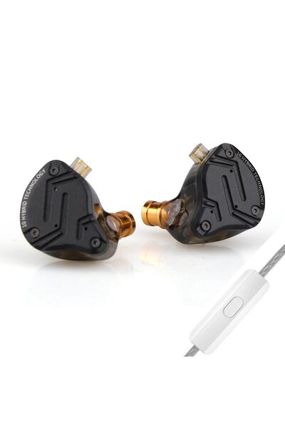 LINSOUL KZ ZS10 PRO X Upgraded 1DD+4BA Hybrid Driver HiFi in Ear Earphones IE...