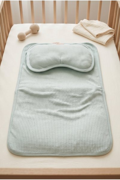 hobbe baby Baby Changing Mat and Cushion 2-Piece Changing Set with Inner Fill...