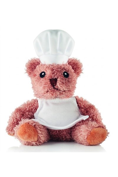 JOY CREATIVE Chef teddy bear, with hat and apron, 17 x 16 cm, Joy Creative, W...