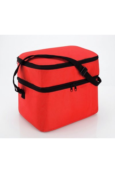 JOY CREATIVE Insulated bag with 2 compartments, 600D Polyester , aluminum foi...