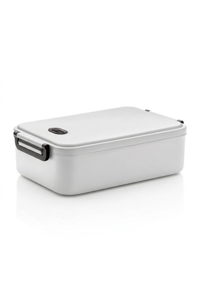 JOY CREATIVE Large 2200 ml PP lunch box with leak-proof lid, silicone valve a...