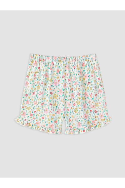 LC Waikiki LCW DREAM Ecru Jersey Floral Women's Pajama Bottoms, Featuring the...