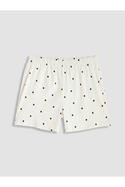 LC Waikiki LCW DREAM Ecru Polka Dot Women's Pajama Bottoms, Featuring the ALI...
