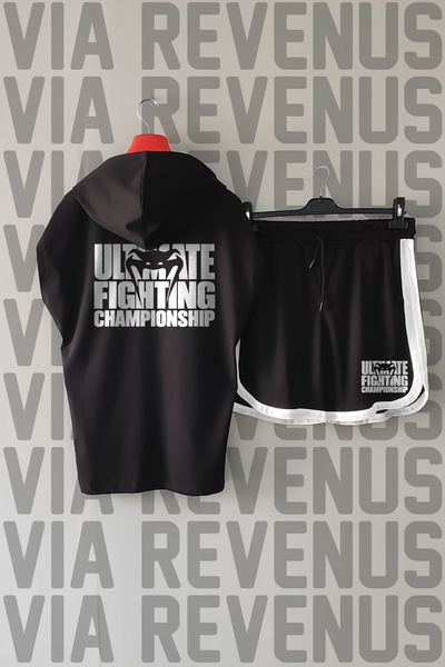 Vordevia Set sportiv Ultimate FC Venom MMA compus din un tricou sport cu glug...
