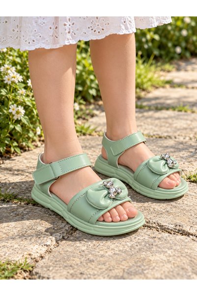 Trendline sandale cu velcro pentru fetițe, confortabile și ușor de purtat