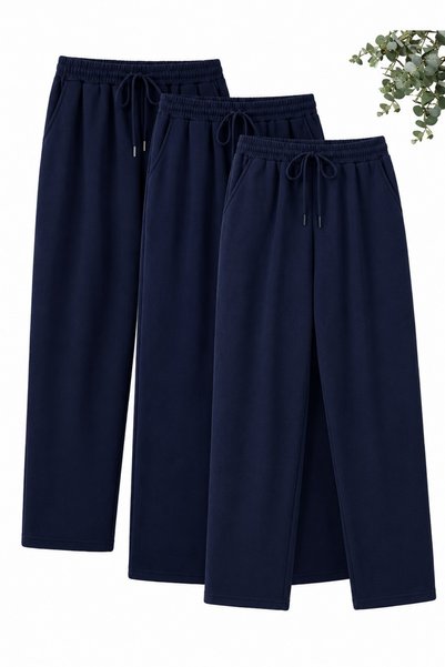 SURMARİ Set de 3/Pachet de 3 pantaloni de trening unisex reiați cu manșete la...