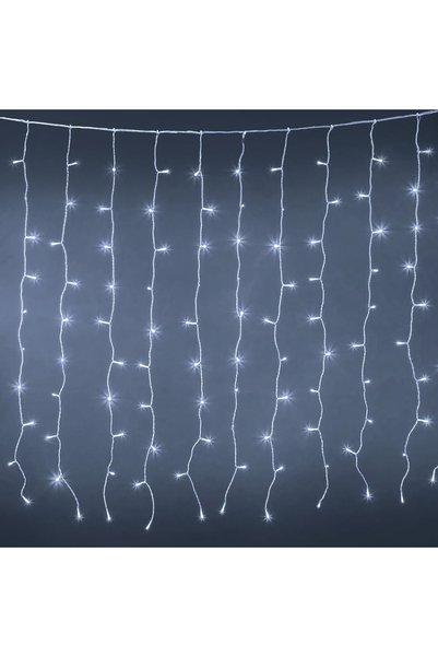 DD SHOP Instalație de lumini perdea, 360 LED-uri alb rece, programe de lumini...