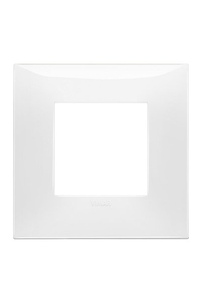 SHOPIENS Rama Decorativa Dubla Pentru Aparataj Modular Alb