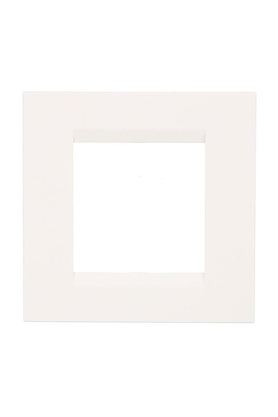 SHOPIENS Rama Decorativa Dubla Pentru Aparataj Modular IP20 Alba Modul Line