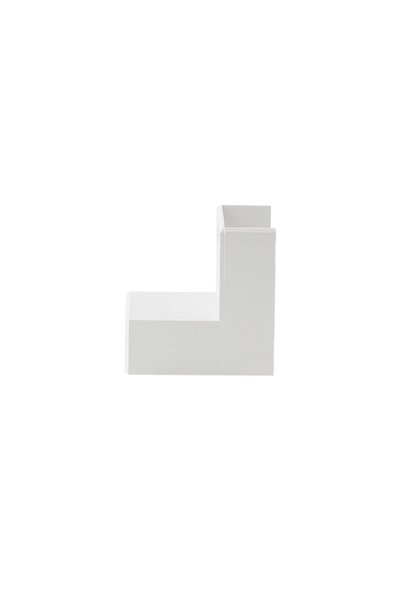 SHOPIENS Cot Interior Pentru Canal Cablu 40 x 40 mm Alb