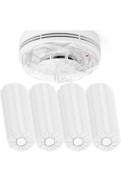Generic 100Pcs Smoke Detector Cover, Plastic Fire Alarm Cover for Cooking, El...