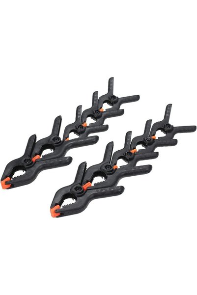GENERAL Spring Clamps 10pcs Nylon Toggle A Clamp Clip Tips DIY Tool Set for P...