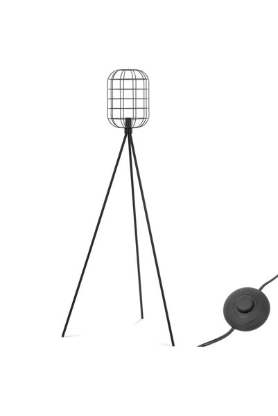 UNIPRODO LAMPĂ DE PODEA MODERNĂ, LAMPĂ DIN PLASĂ, E27 LOFT, ÎNĂLȚIME 163 CM