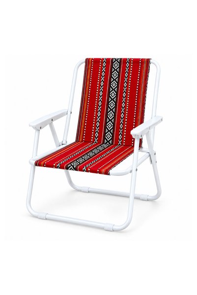 SAHABA Outdoor Camping Stripe Folding Chair, Saudi heritage style Folding Pic...