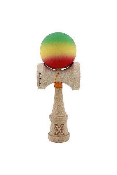 OEM Kendama X, Big Cups V2, Rubber Grip cu cupe mari, joc de îndemânare