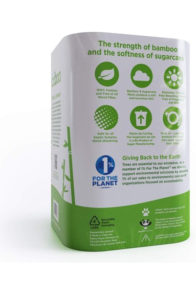 CABOO - Bamboo And Sugarcane Bath Tissue 12 Roll(S)