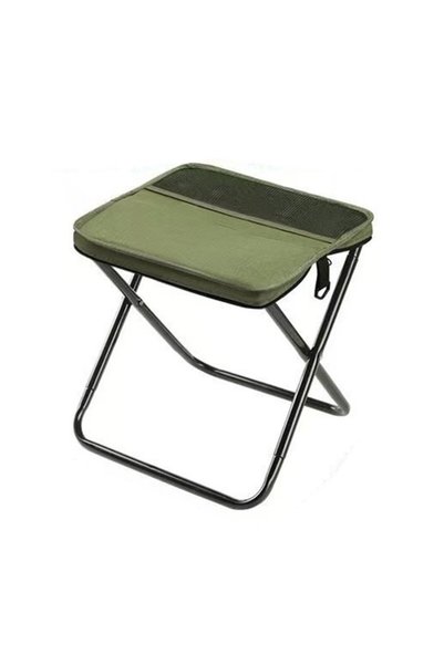 Generic Brand Scaun Taburet Pliabil pentru Camping, pentru Adulti, Scaun Port...