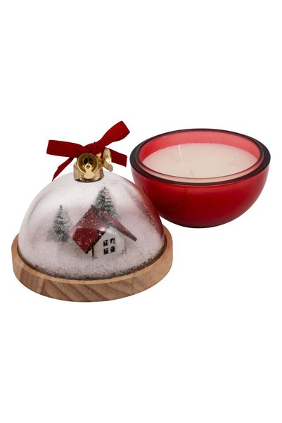 Atmosphera Lumanare parfumata glob cu zapada, 130 g |