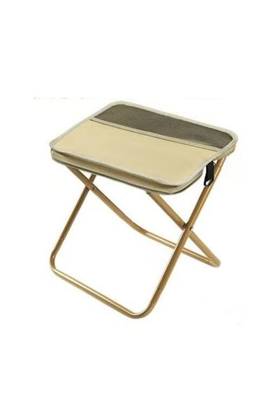 Generic Brand Scaun Taburet Pliabil pentru Camping, pentru Adulti, Scaun Port...