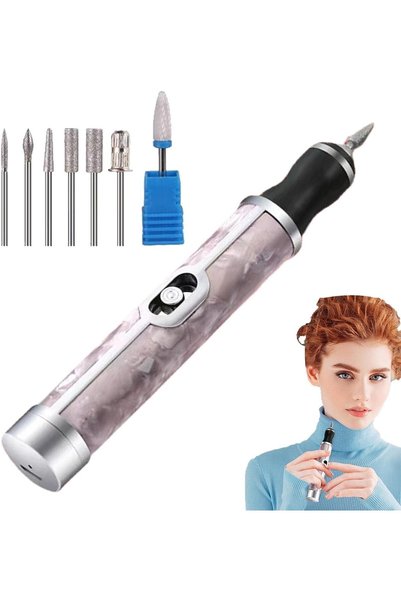 X SPRING Electric Nail File, Portable Rechargeable Nail Polisher with Multipl...