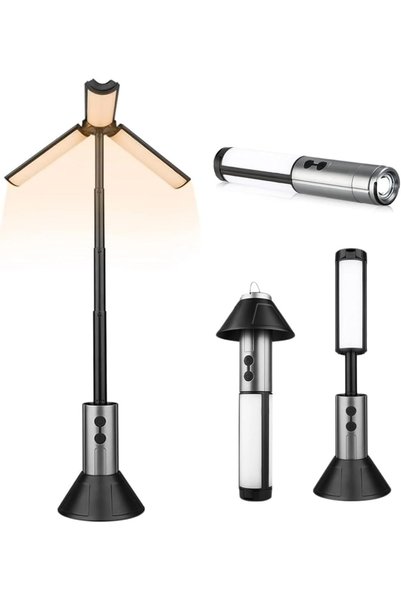 GENERAL Versatile LED Lanterns, Telescopic Camping Lantern with Hook, Recharg...