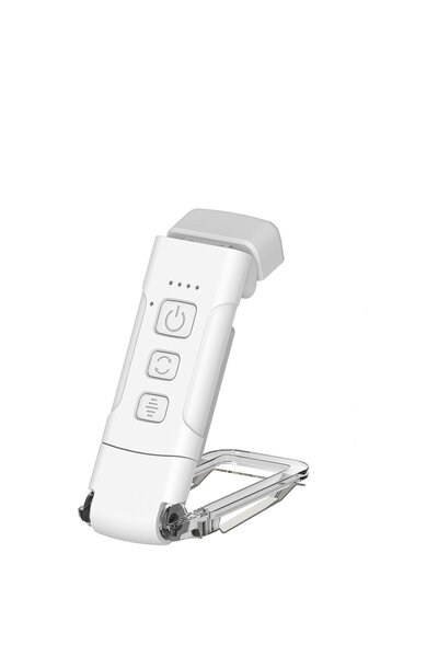 Noonedibs Lampă de noapte cu clip de carte, reîncărcabilă prin USB, portabilă...