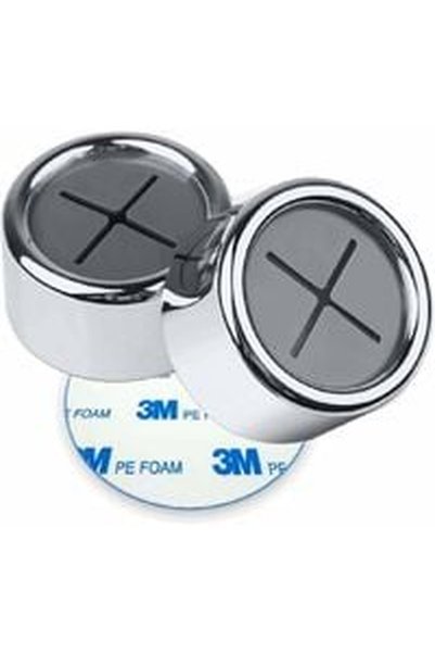 Noonedibs Suport practic pentru prosoape, cu aspect cromat, cu adeziv 3M, făr...