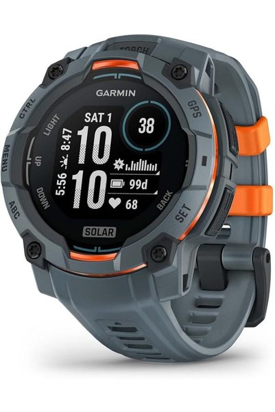 Garmin Instinct 3, 45mm rugged GPS smartwatch with SOLAR charging,built in sp...