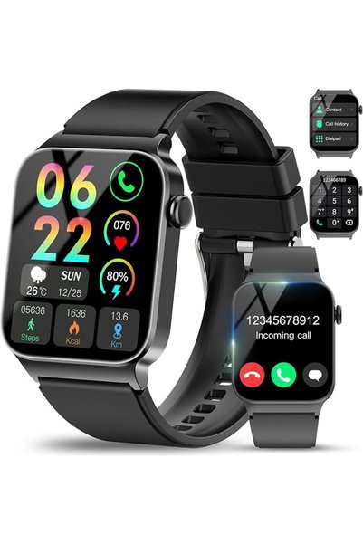 GENERAL VKROBAG Smartwatch for Men and Women with Phone Function, 1.85 Inch S...