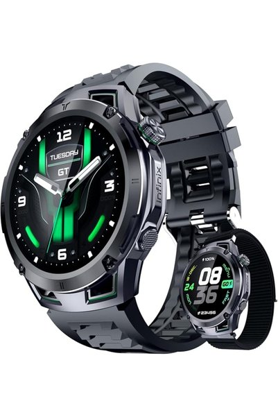INFINIX - GTWatch 5 Pro - (XW5GT) Smart Watch, Black: 1.43 inch Amoled HD Scr...
