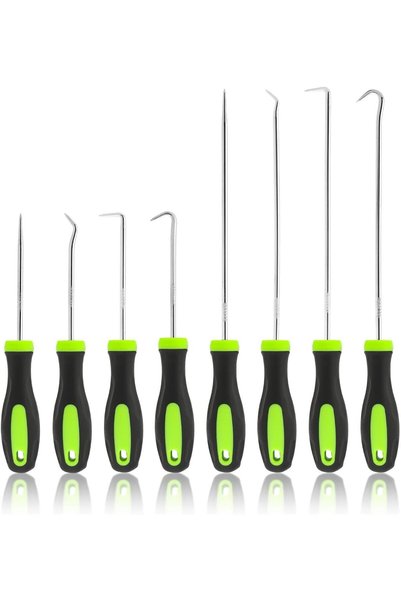Yelajoy 8PCS Alloy Steel Precision Pick & Hook Set, Automotive Oil Seal/O-Rin...