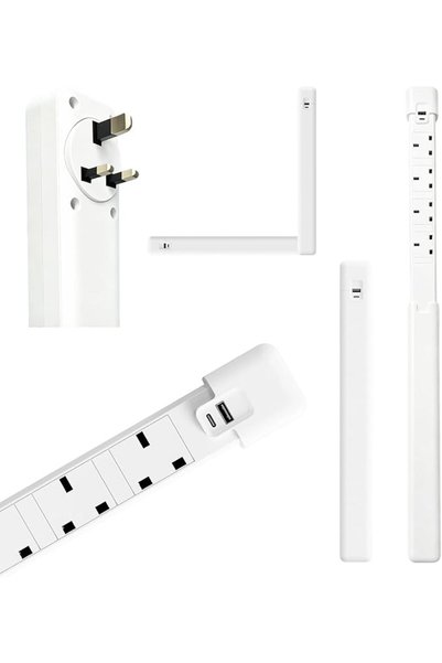 Generic Electrical Outlet Extender, Power Extension Cord Socket, 4 UK Outlet,...