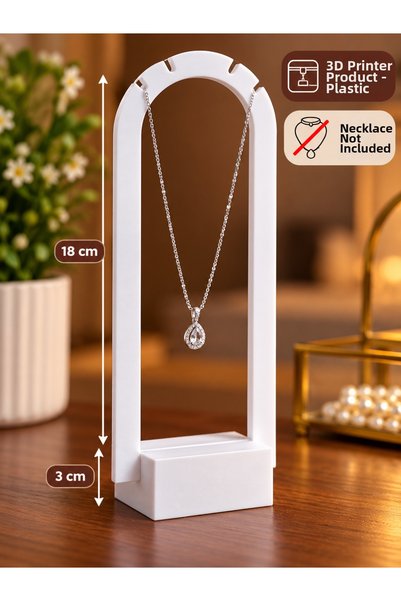 Filkorium3D Necklace Jewelry Stand, 18 cm – Jewelry Necklace Display and Pres...