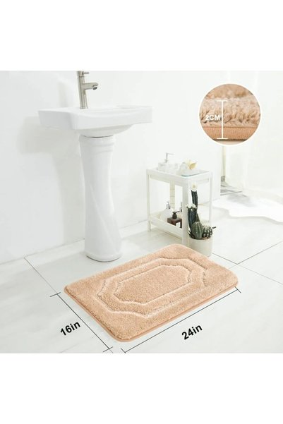 EBREEZZ Luxury Ultra-Soft Plush Bath Mat with Non-Slip Backing by Ebreezz, Be...