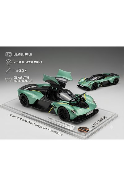 Boratila Toys 1:18 Scale Original Licensed Diecast Metal Aston Martin Valkyri...