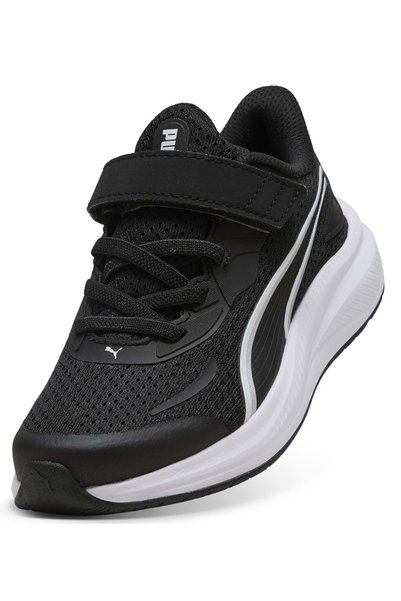 Puma Skyrocket 2 AC+ PS 312414 Ortopedik Çocuk Spor Ayakkabı SİYAH-BEYAZ