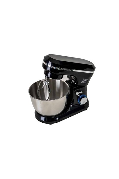 Zilan Mixer ZLN-1215, 1000W, bol din oțel inoxidabil de 4,5 L, 8 viteze, Negru