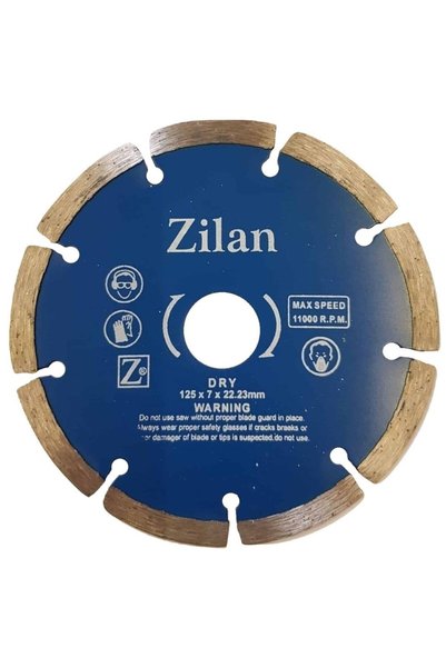 Zilan Disc diamantat segmentat 125x7x22.23mm / ZLN 1052
